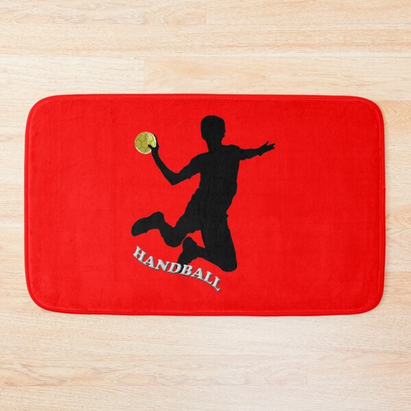 Item preview, Handball player black silhouette designed and sold by Astralia.