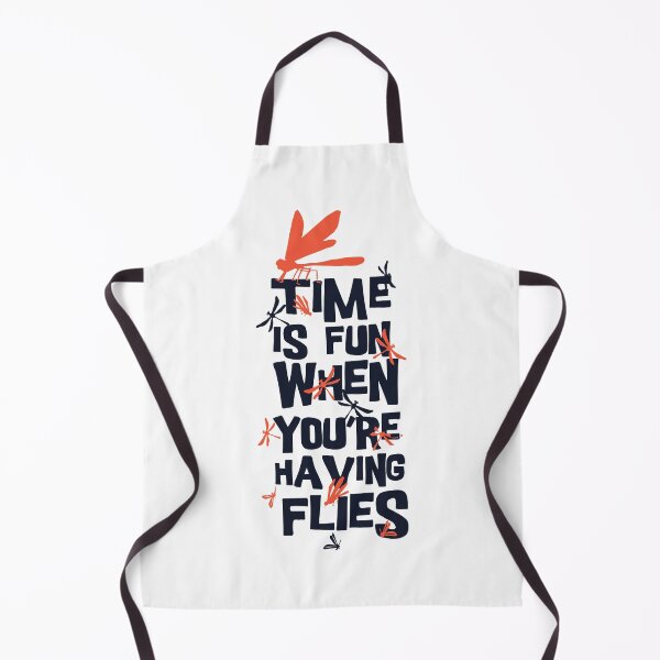 Item preview, Time Is Fun When You're Having Flies - Funny Illustration designed and sold by Studio Six.