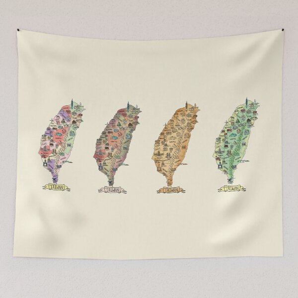 Item preview, Maps of Taiwan (台灣地圖) designed and sold by Sheridan T.