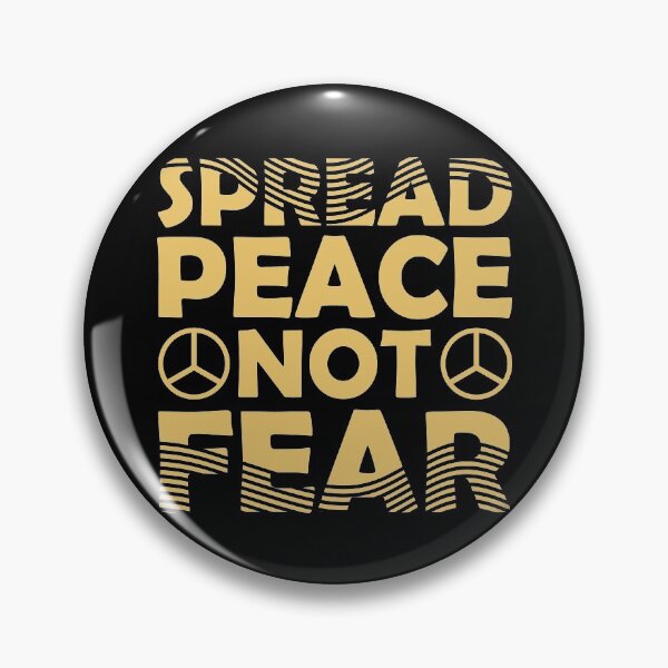 Item preview, Spread peace not fear designed and sold by PODapparel.
