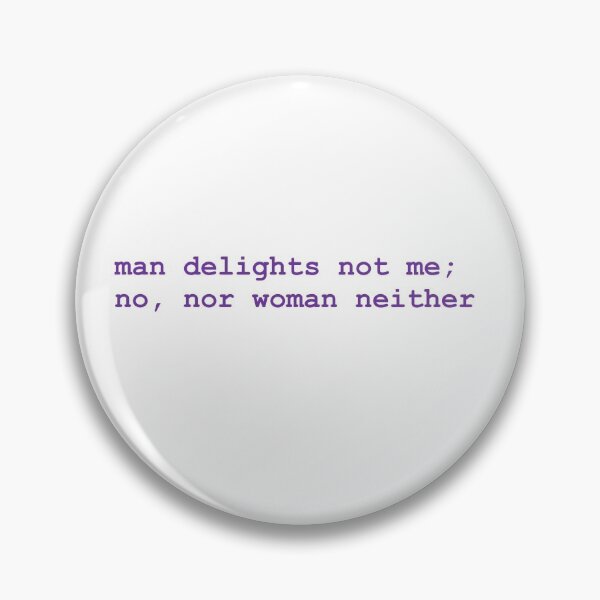 Item preview, man delights not me (purple) designed and sold by got-tori.
