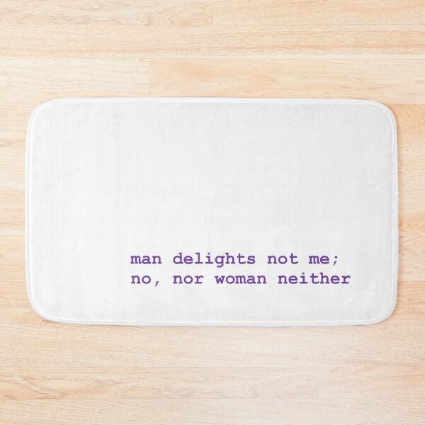 Item preview, man delights not me (purple) designed and sold by got-tori.