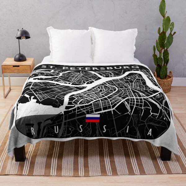 Item preview, ST. PETERSBURG MAP RUSSIA designed and sold by hatimelhag.