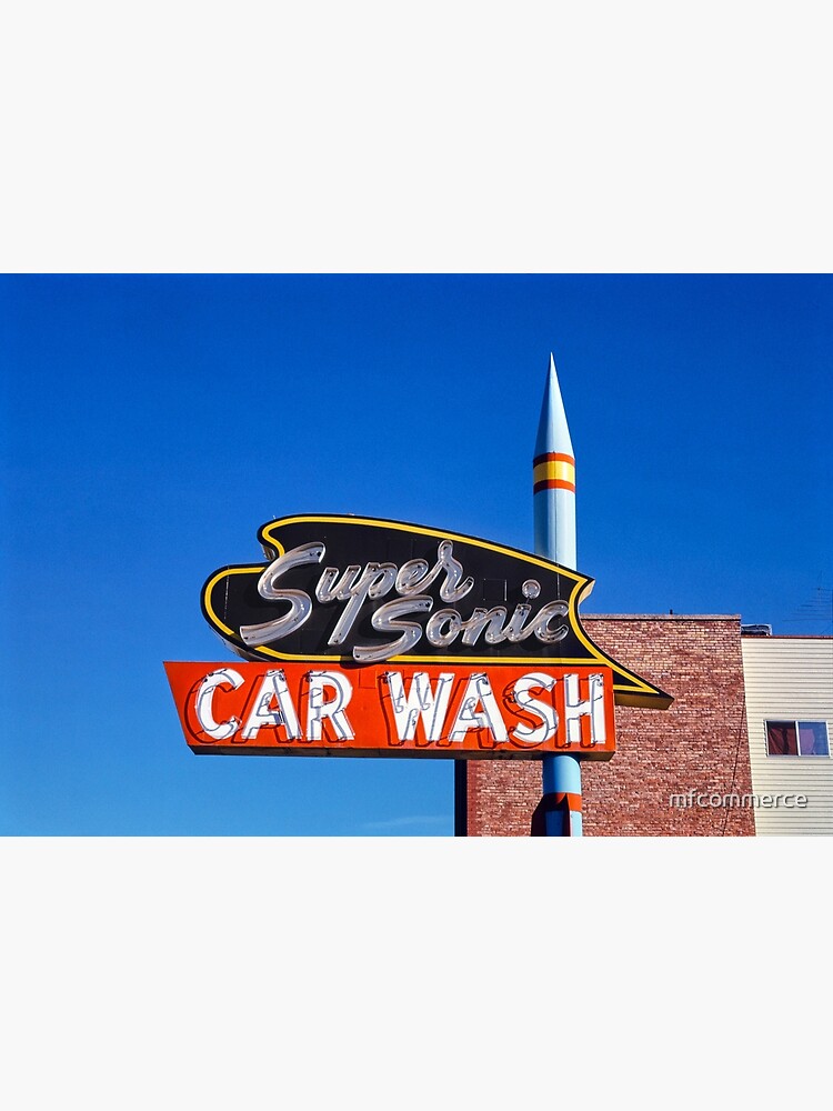 "Supersonic Car Wash, Ogden, Utah (1991)" Poster by Redbubble