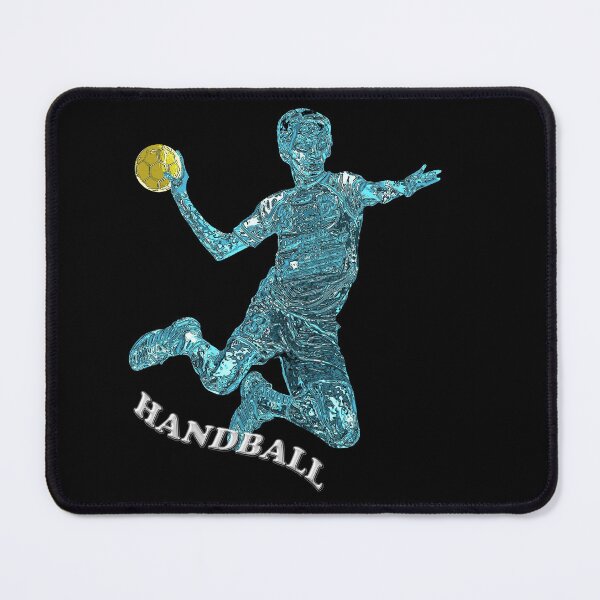 Item preview, Handball player blue silhouette designed and sold by Astralia.