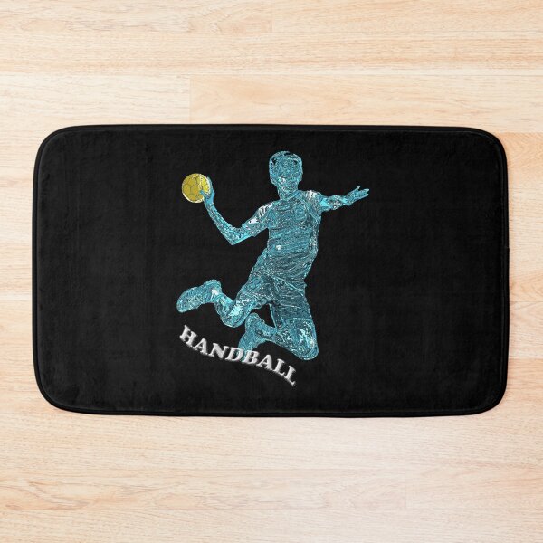 Item preview, Handball player blue silhouette designed and sold by Astralia.
