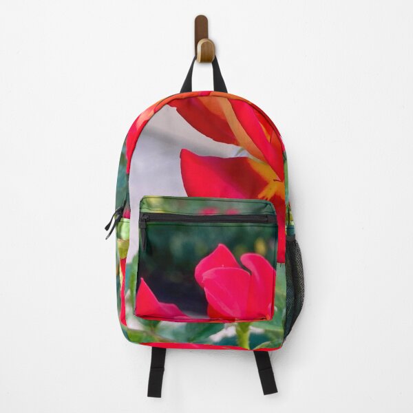 Item preview, Single Red and Orange Rose Blooming designed and sold by Outside365.