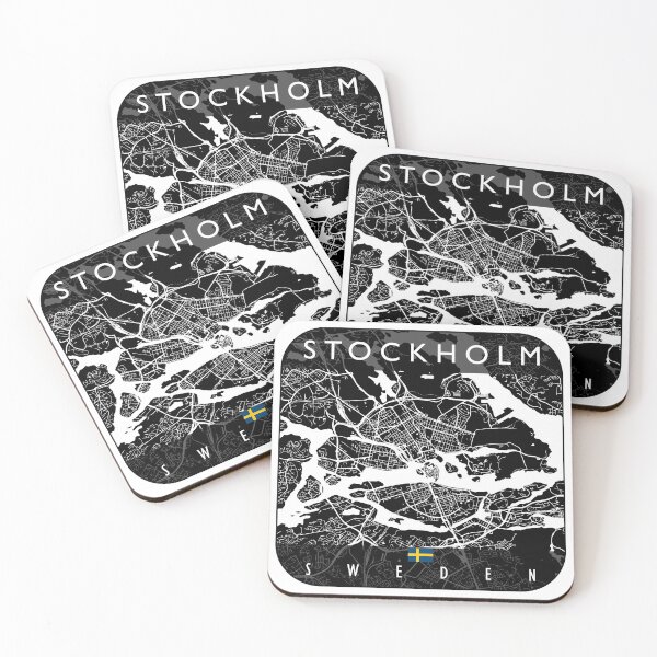 Item preview, STOCKHOLM MAP SWEDEN designed and sold by hatimelhag.