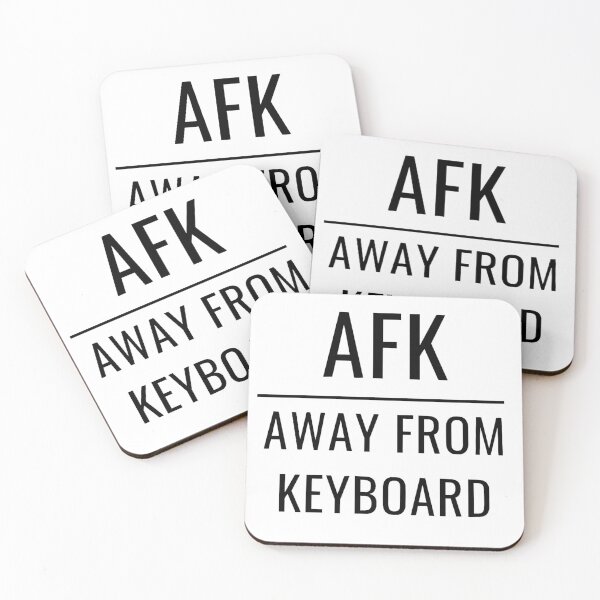 Item preview, AFK Away From Keyboard Sign - Desk & Door designed and sold by Galathi Designs.
