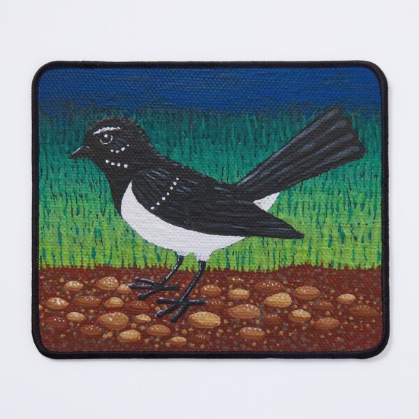 Item preview, Willy Wagtail on the garden path designed and sold by Soozie Wray.