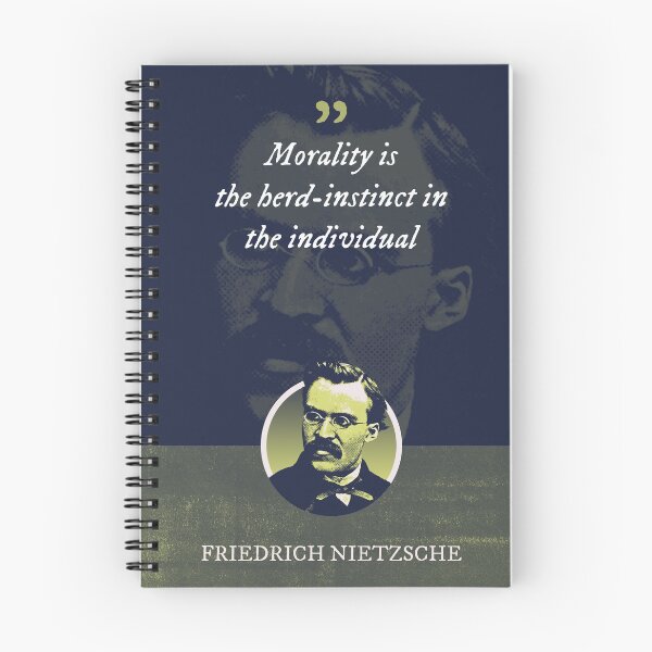 Item preview, Friedrich Nietzsche - Morality is the herd-instinct in the individual designed and sold by Syahrasi.
