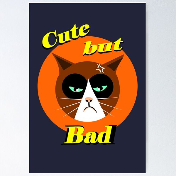 Aperçu de l'œuvre Chaton mignon mais méchant créée et vendue par BeccaKenDesigns.