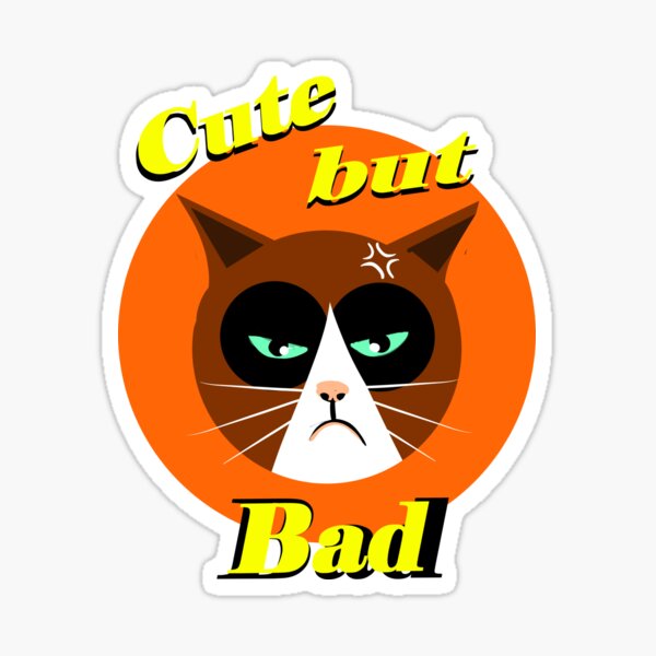 Item preview, Cute but bad kitten cat designed and sold by BeccaKenDesigns.