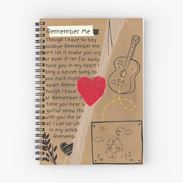Item preview, remember me Coco Movie Song - collage art - Coco fan art, duvet, covers, sticker, T-shirt, Magnet, Hardcover Journals, Sweatshirt, Cards, Poster, Framed Art Print, Photographic, Metal Print, Kids Mask designed and sold by SpiralStairShop.