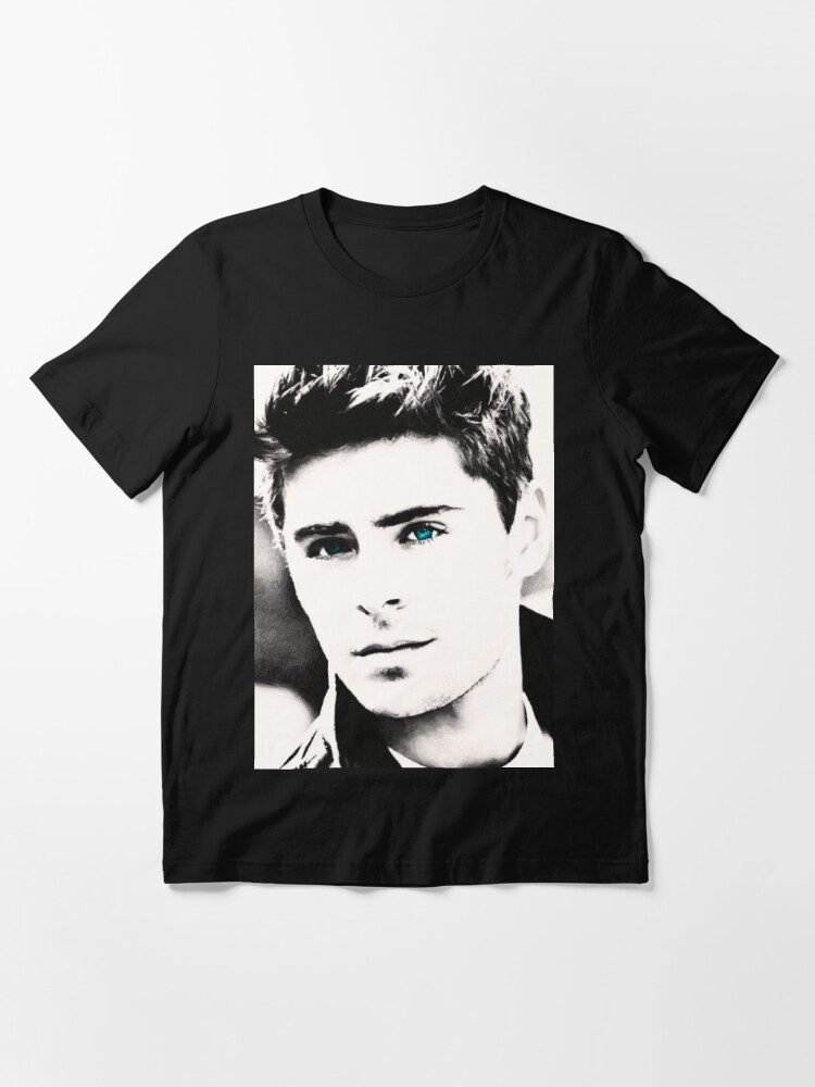 zac efron black shirt