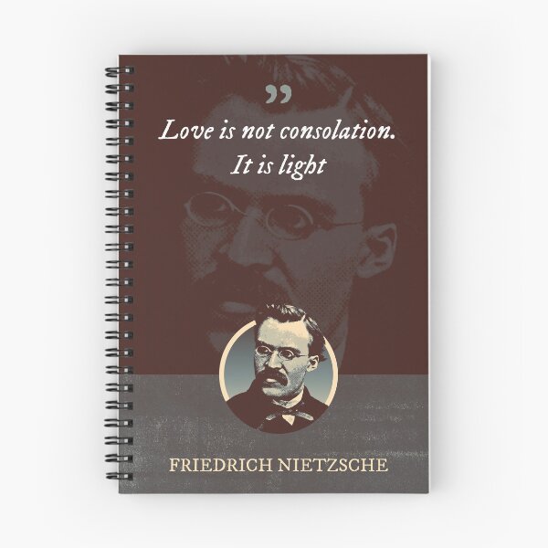 Item preview, Friedrich Nietzsche - Love is not consolation. It is light designed and sold by Syahrasi.