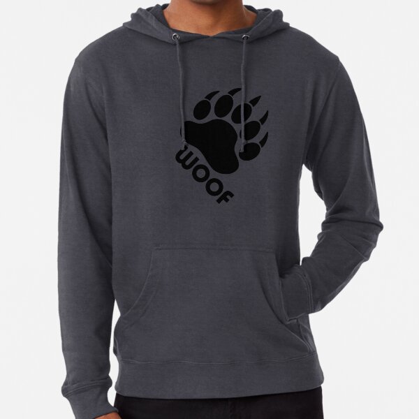 “Bear Pride Bear Claw Woof” Lightweight Hoodie for Sale by bigbadbear