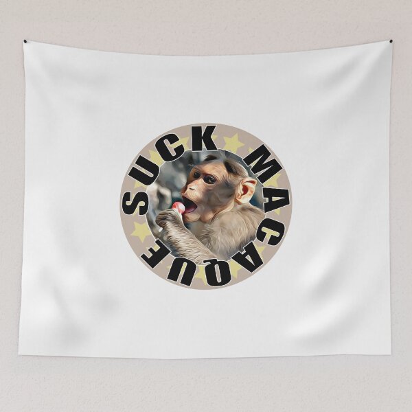 Item preview, Suck Macaque Lollypop Monkey designed and sold by MotoringZen.