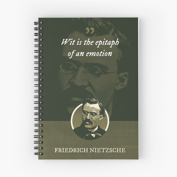 Item preview, Friedrich Nietzsche - Wit is the epitaph of an emotion designed and sold by Syahrasi.