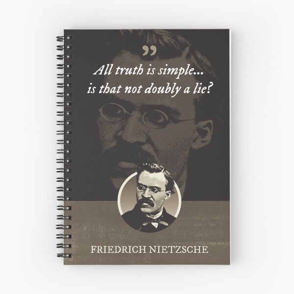 Item preview, Friedrich Nietzsche - All truth is simple... is that not doubly a lie? designed and sold by Syahrasi.