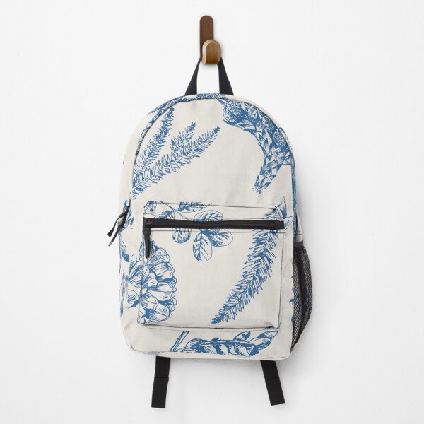 Item preview, Blue floral pattern designed and sold by hutamaAdi98.