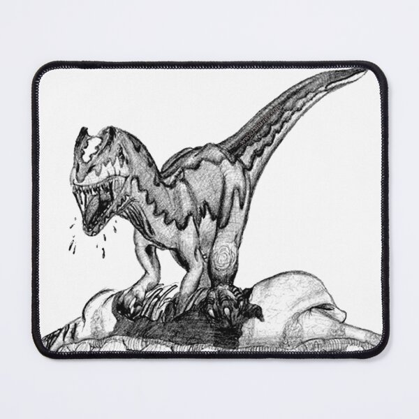 Item preview, Allosaur Eating a Stegosaur IamFritz.com designed and sold by IamFritzcom.