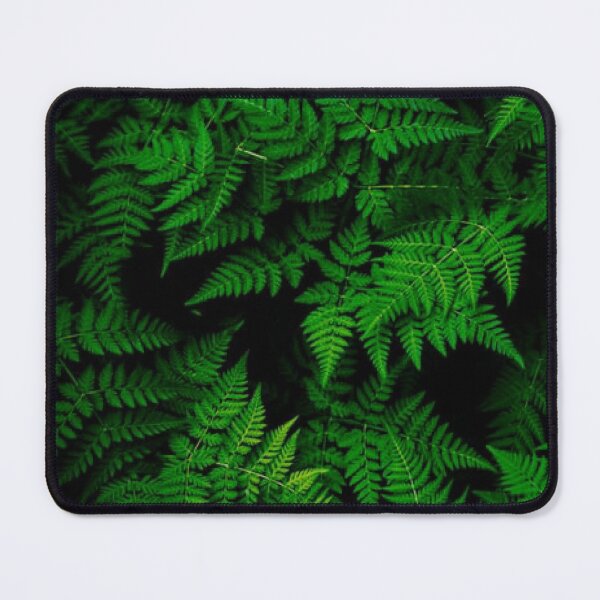 Deep nature landscaping green red pink blue Galaxy colors art Computer painting pattern celestial decor aesthetic floral decoration Mouse Pad