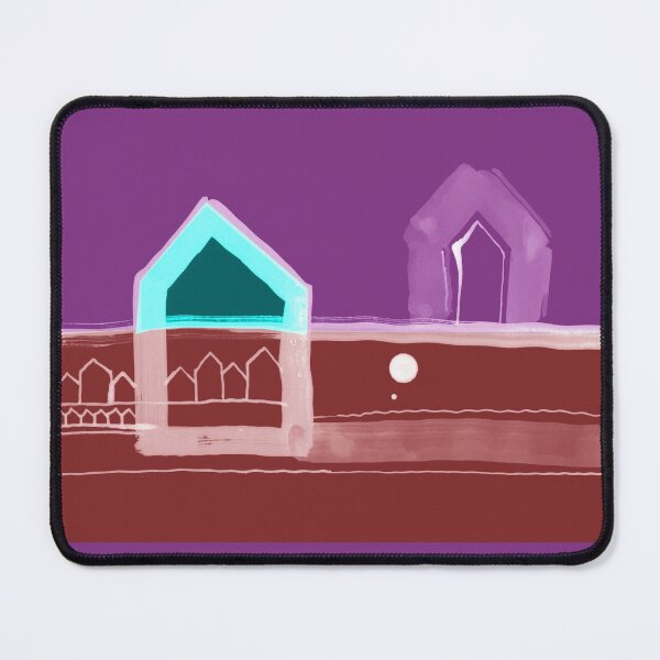 Item preview, Red, Black Houses No.: 03 in Brown and Purple "Paper Drawings/Paintings" designed and sold by Istvan Ocztos.