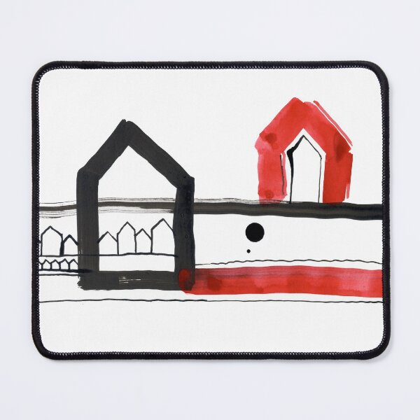 Item preview, Red, Black Houses No.: 03 "Paper Drawings/Paintings"  designed and sold by Istvan Ocztos.