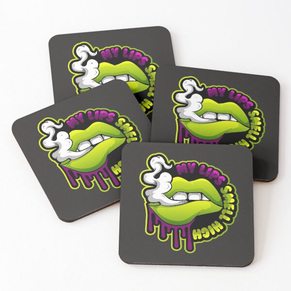Item preview, MY LIPS SMELL HIGH T Shirt design designed and sold by Mrwinz.