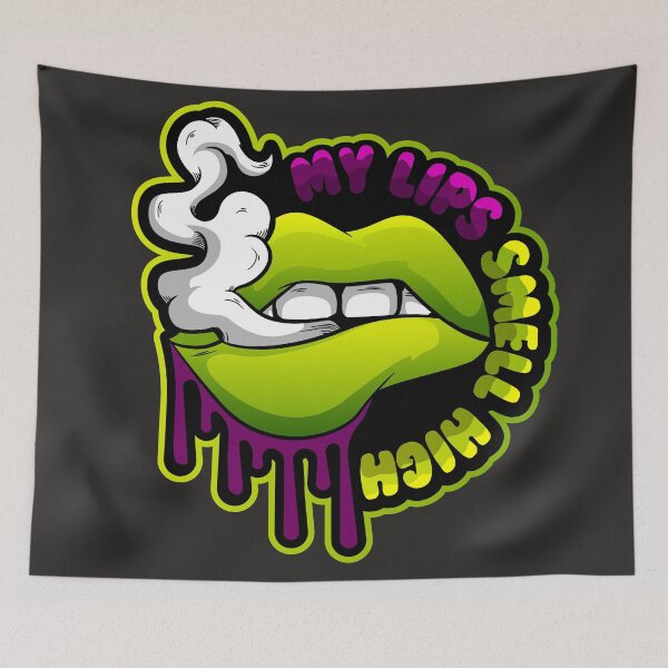 Item preview, MY LIPS SMELL HIGH T Shirt design designed and sold by Mrwinz.