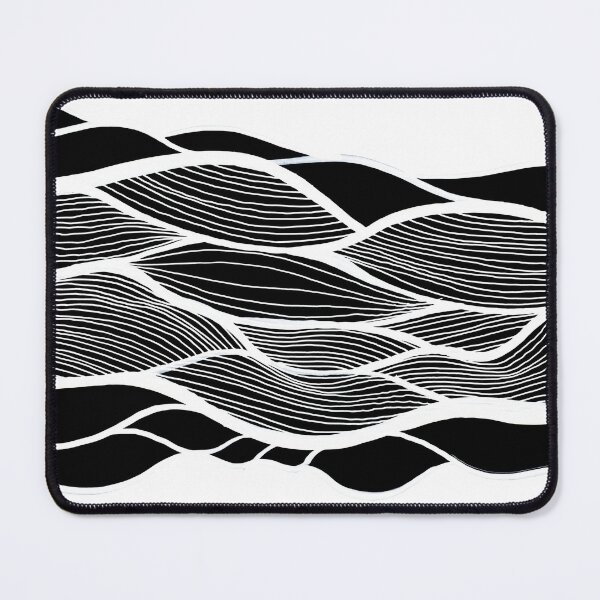 Item preview, Waving Harmonic Fields - Black and White Invert designed and sold by Istvan Ocztos.