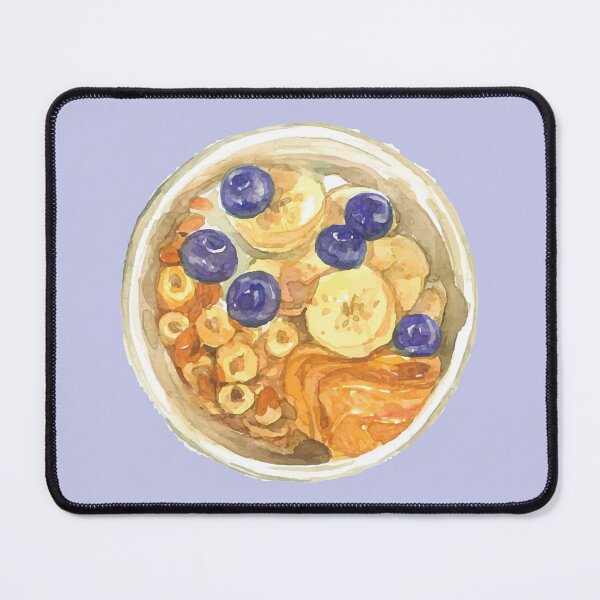 Item preview, Breakfast Cereal with Bananas and Blueberries designed and sold by Alicia Chee.
