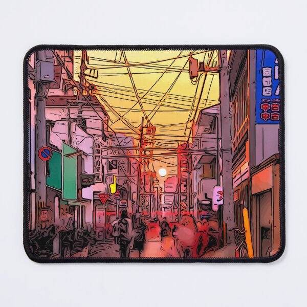 Item preview, Sunset Series: Bustling street of Kyoto designed and sold by guoshengz.