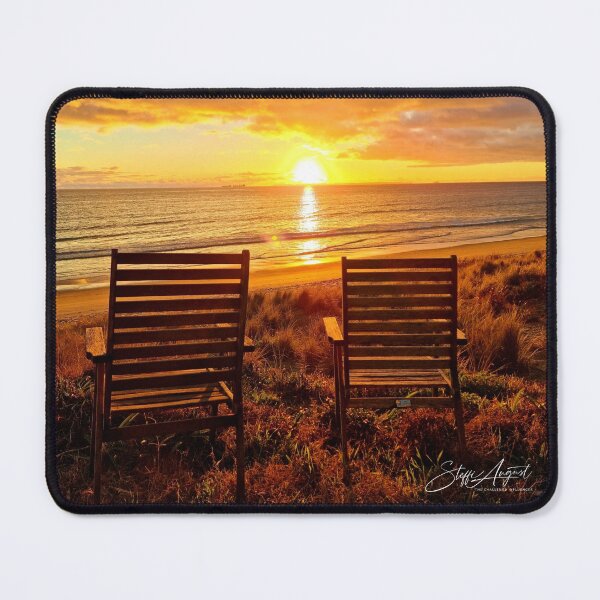 Item preview, EMPTY BEACH CHAIRS AWAITING SUNRISE designed and sold by Steffi August.