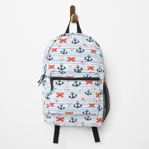 Item preview, marine seamless pattern designed and sold by Lozovytska.