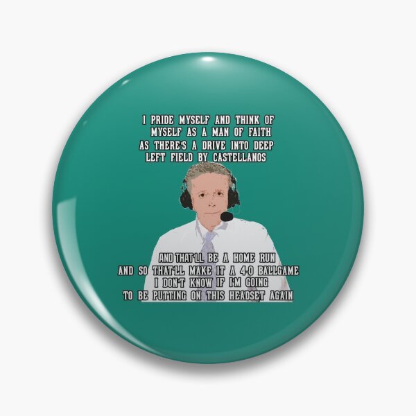 Item preview, Thom Brennaman Castellanos Home Run Call Art designed and sold by HongNam.