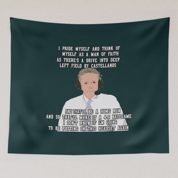 Item preview, Thom Brennaman Castellanos Home Run Call Art designed and sold by HongNam.