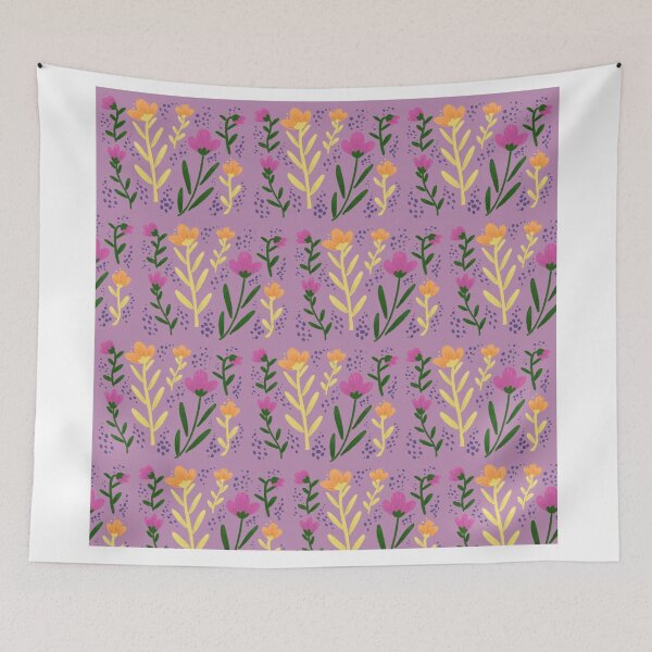 Item preview, Handmaid floral pattern - pink background designed and sold by coupledreams.