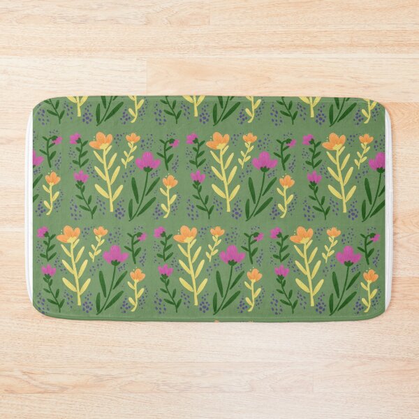 Item preview, Handmaid floral pattern - green background designed and sold by coupledreams.