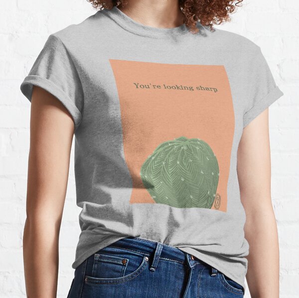 Minimalist Cacti and Pun Classic T-Shirt