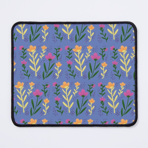 Item preview, Handmaid floral pattern - blue background small designed and sold by coupledreams.