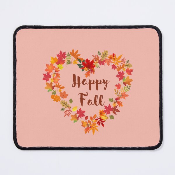 Item preview, Happy fall, Happy autumn, romantic autumnal leaves. designed and sold by WhaleSharkShop.