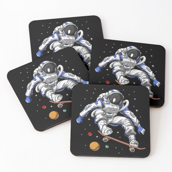 Item preview, Space Astronaut Skateboarding designed and sold by underheaven.