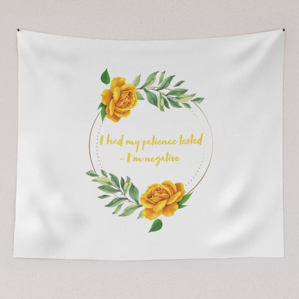 Item preview, I had my patience tested-  I’m negative  designed and sold by tenfiftytwo.