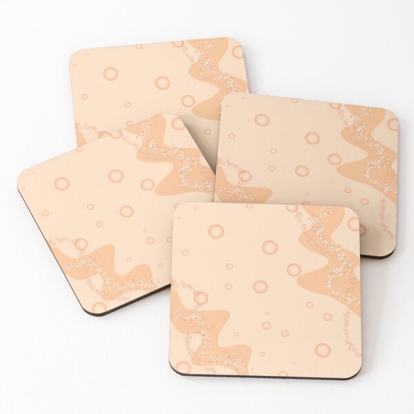 Item preview, Aesthetic Pastel Orange Design w/ Bubbles designed and sold by lhianne.