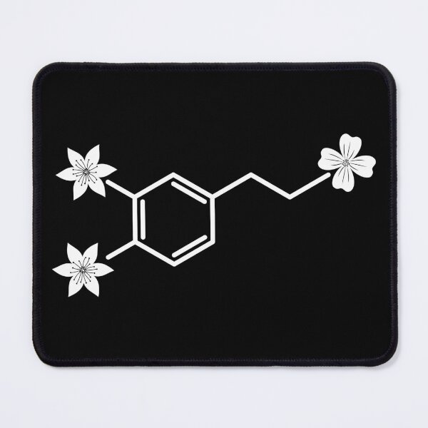 Item preview, Dopamine Molecule and Flowers Chemistry designed and sold by mrhighsky.