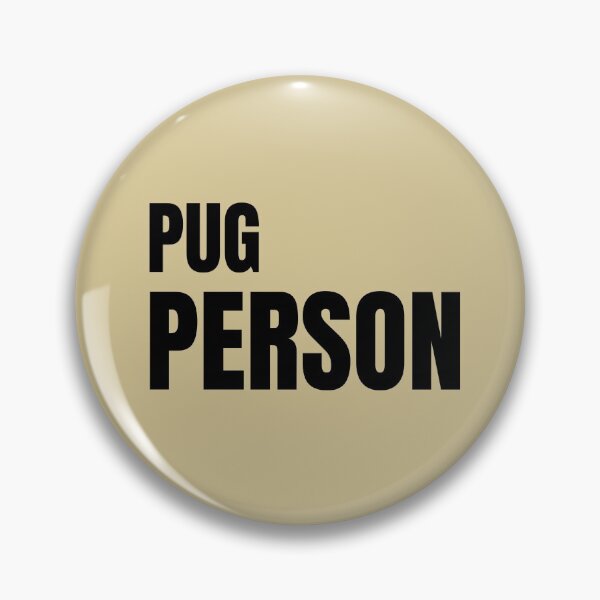 Item preview, Pug Person -Text Design in Black designed and sold by katiekendall.