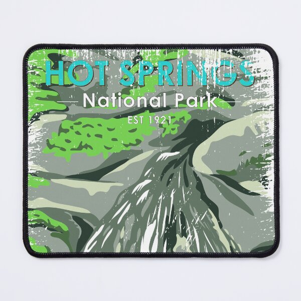 Item preview, Hot Springs National Park Arkansas Vintage designed and sold by KrisSidDesigns.