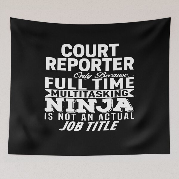 Item preview, Court reporter designed and sold by clickmostro.